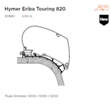 Thule awning adapter for Eriba