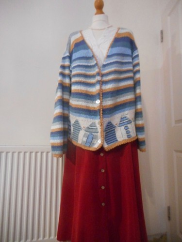 Amano hand knitted cardigan - hand,