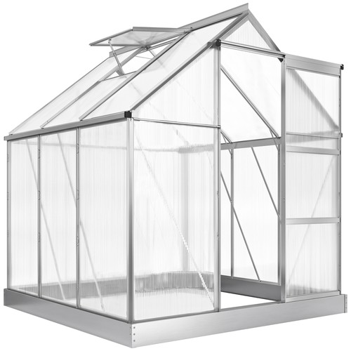 6ft walk in greenhouse - x,