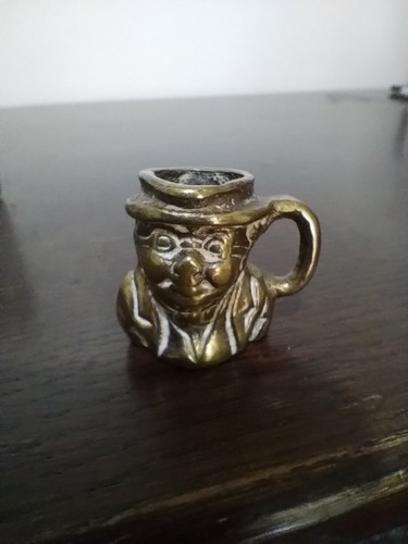 Vtg solid brass miniature - vtg,