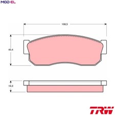 BRAKE PAD SET DISC BRAKE