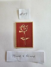 Marquetry veneer Inlay - Red