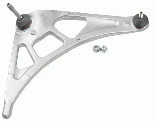 Wishbone front axle - front, control