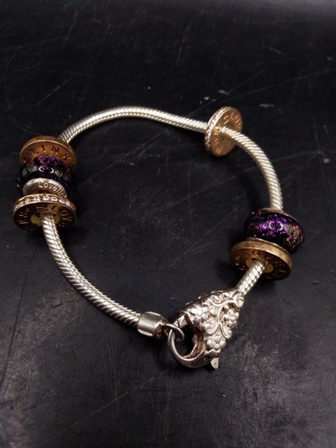 925 silver love links charm - silver,