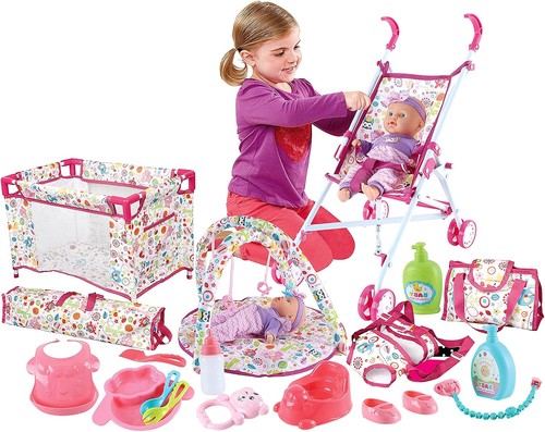 Deao baby doll - doll, stroller