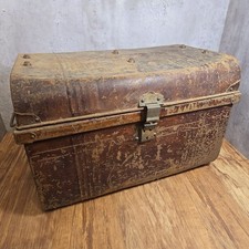 Vintage Metal Trunk Steamer
