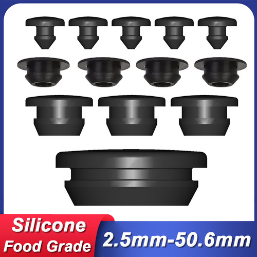 Black snap hole plug - hole,