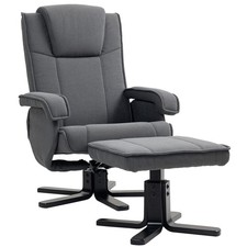 Homcom swivel recliner chair - homcom,