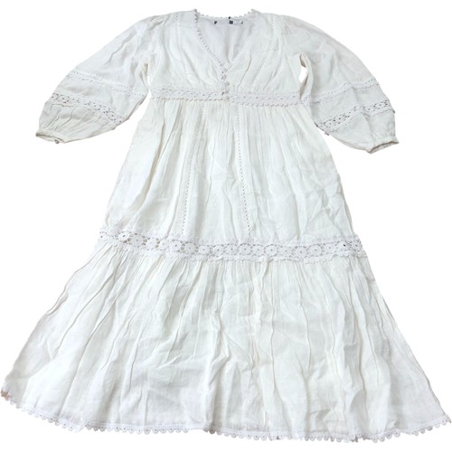 White crochet cotton - cotton, linen