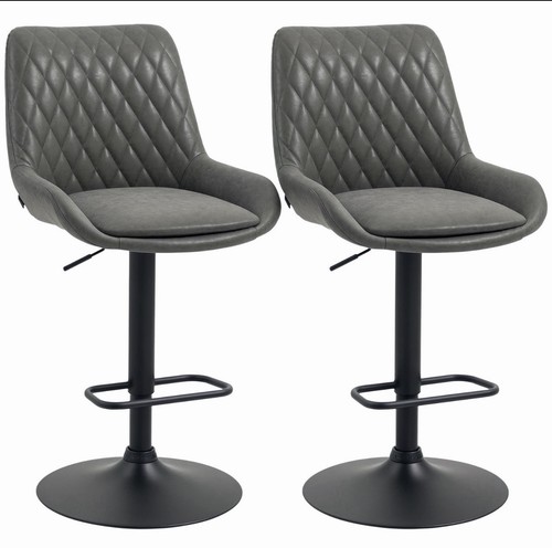 Homcom piece swivel bar - 2-piece,