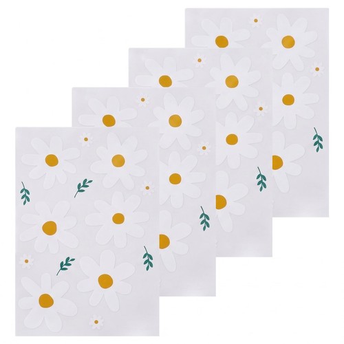 Wheelie bin stickers - wheelie, flowers