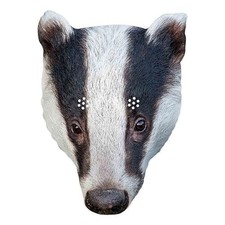 Badger Cardboard Face Mask