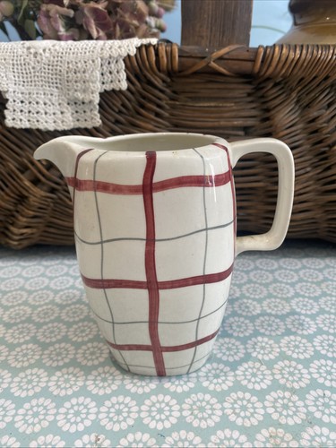 Vintage red striped homeweave - striped,