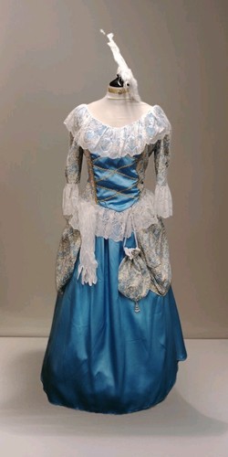 Ladies blue georgian - blue,