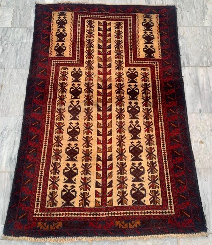 3x4 vintage afghan - 3x4, ft