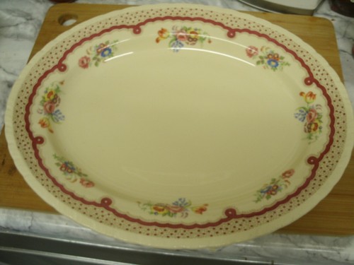 Art deco newhall platter - newhall,