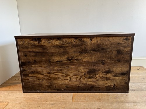 Brown wooden storage - brown,