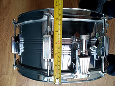 Used Tama Rockstar DX Steel Shell 14" x 6.5" . nyloc washers on lugs 