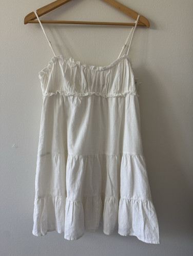 Zara white mini - zara, sundress