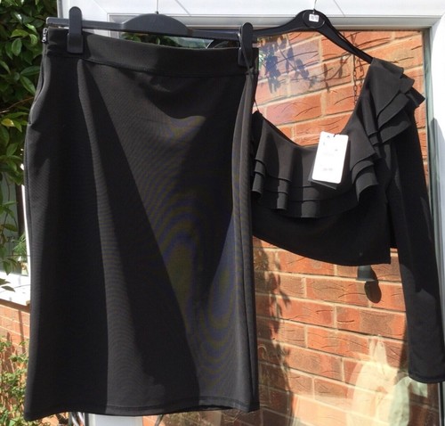 Bnwt zara black - black, two