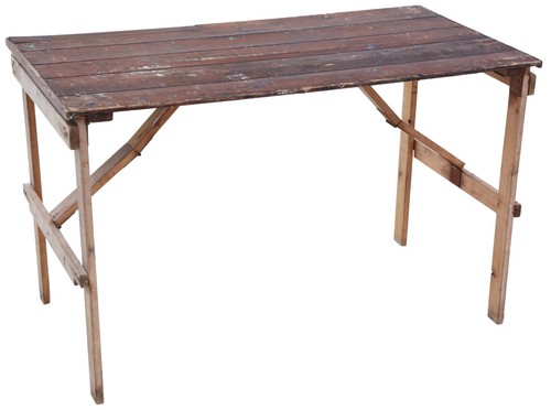 Antique vintage trestle