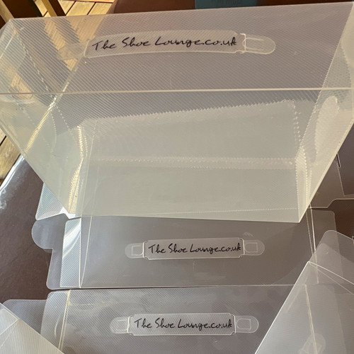Clear shoes storage - clear, boxes