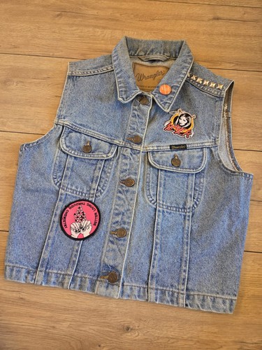 Vintage wrangler denim battle - denim,