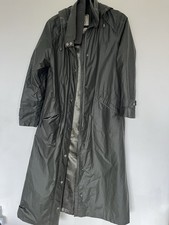 Four Season Long Wax Coat Dark Green Size M