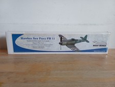West Wings Hawker Sea Fury FB 11 Balsa Wood Model Kit 21" Wingspan - New/Sealed