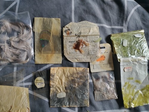 Vintage fly tying feathers and - vintage,