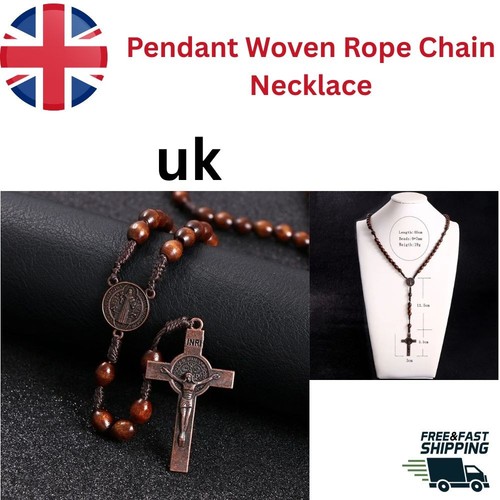Wooden rosary cross handmade - cross,
