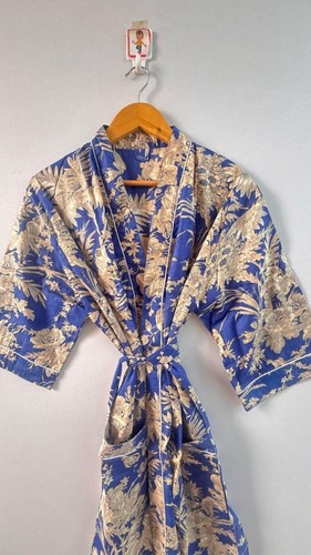 Indian cotton blue floral - indian,