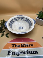 Vintage Blue Willow Covered Serving Bowl  Johnson Brothers 10”