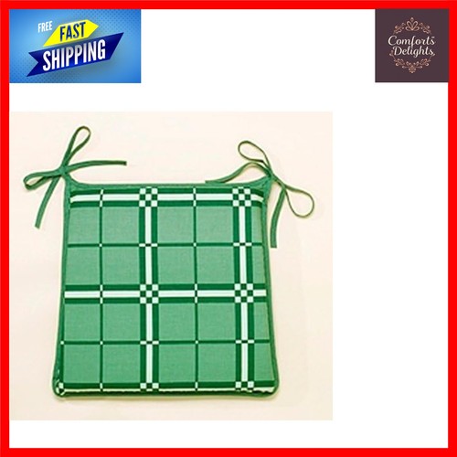 Charming check green kitchen - green,