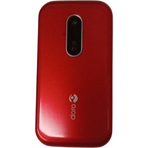 Doro flip mobile phone red - mobile,