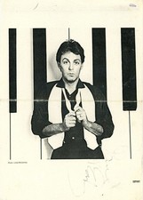 Paul McCartney autograph 1982