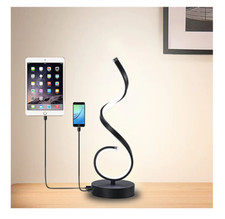 Bedside Lamp with 2 USB Ports