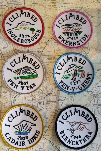 Embroidered,patches,walking,cl