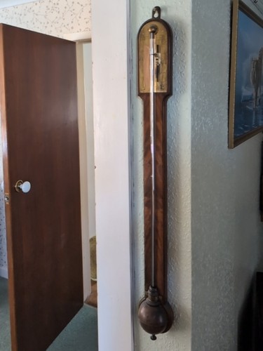 Antique stick barometer - antique,