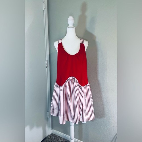 Nwt fisoew red white - &, striped