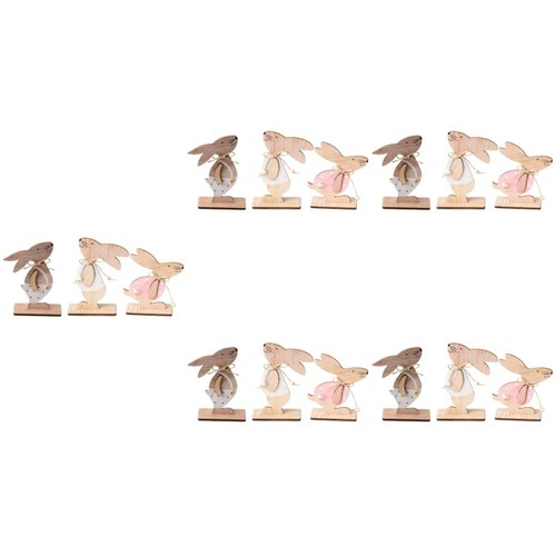 Rustic wooden easter - wooden, bunny