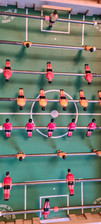 Vintage Retro Charton Table Football Baby Foot Foosball Game 1970’s.