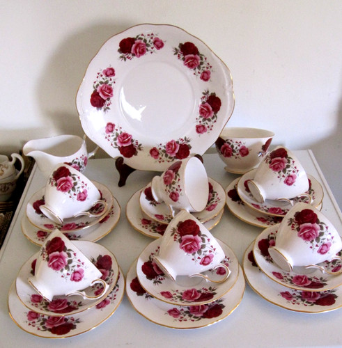 Vintage queen anne bone china - vintage,