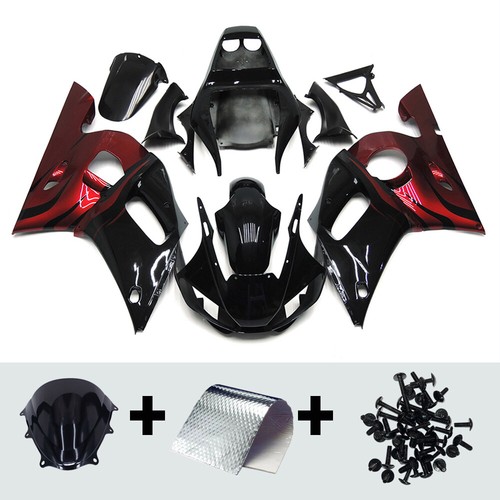 Abs plastic red black fairing - abs,