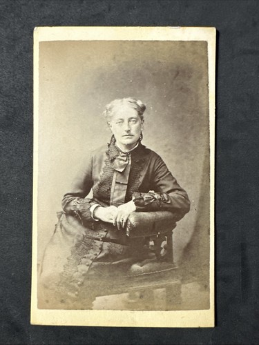 Cdv older tired lady - cdv,