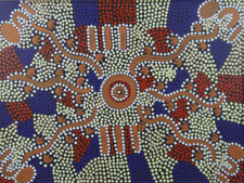 AUSTRALIAN ABORIGINAL ACRYLIC