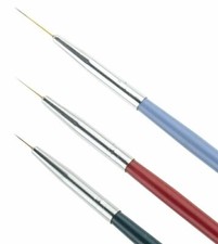 3 pcs Nail Art Brush Line Drawing Pen Painting Liner Thin Brushes 7/9/11mm Set