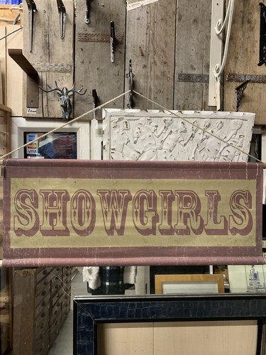 Showgirls canvas wall hanging - showgirls,