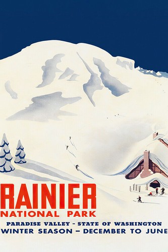 360956 skiing rainier - skiing,