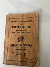 Panther 100 instruction book - 100,